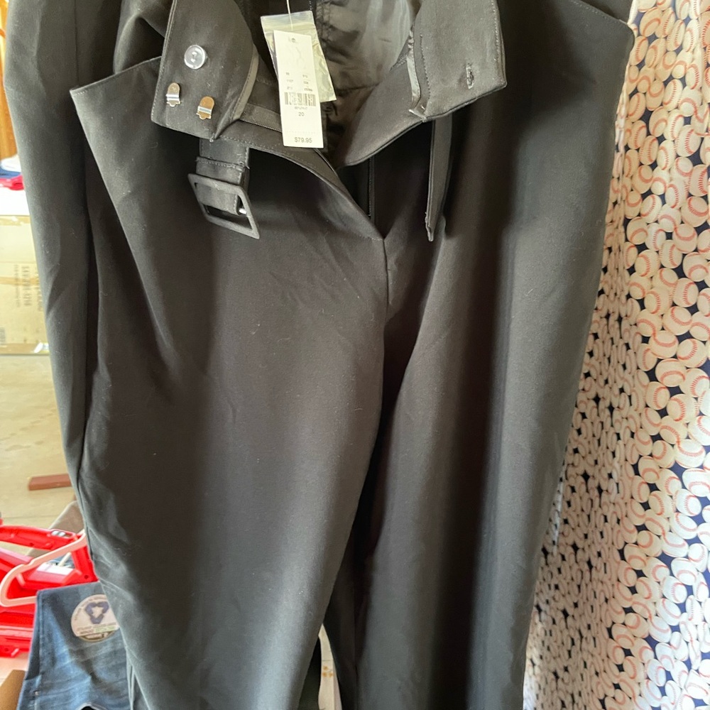 Black High-Waisted Trousers